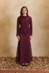 Bordo Dantelli Bluz - 3