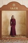 Bordo Dantelli Etek - 3