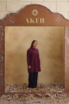Bordo Desenli Tunik - 2