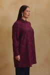 Bordo Desenli Tunik - 3