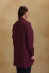 Bordo Desenli Tunik - 5