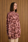 Bordo Desenli Tunik - 3