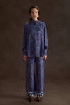 Bordo Desenli Viscon Bluz - 1