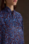 Bordo Desenli Viscon Bluz - 5