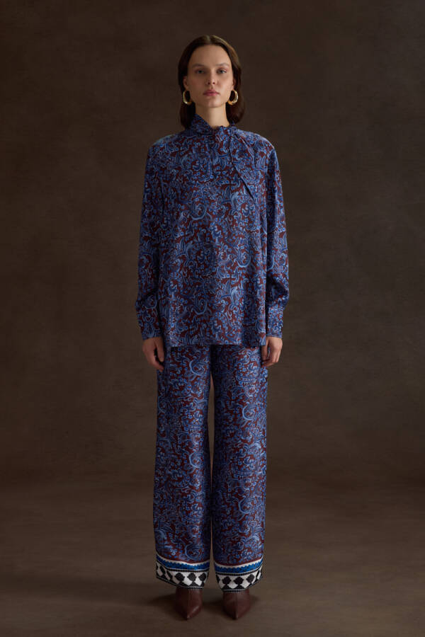 Bordo Desenli Viscon Bluz - Aker (1)