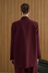 Bordo Dokuma Ceket - 5
