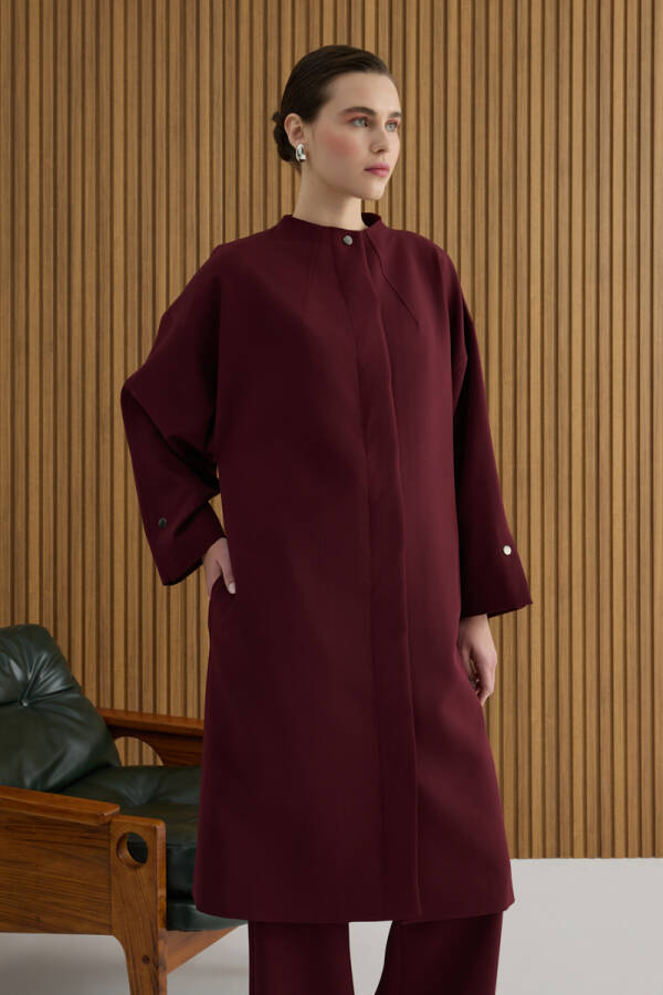 Bordo Dokuma Kap - 4