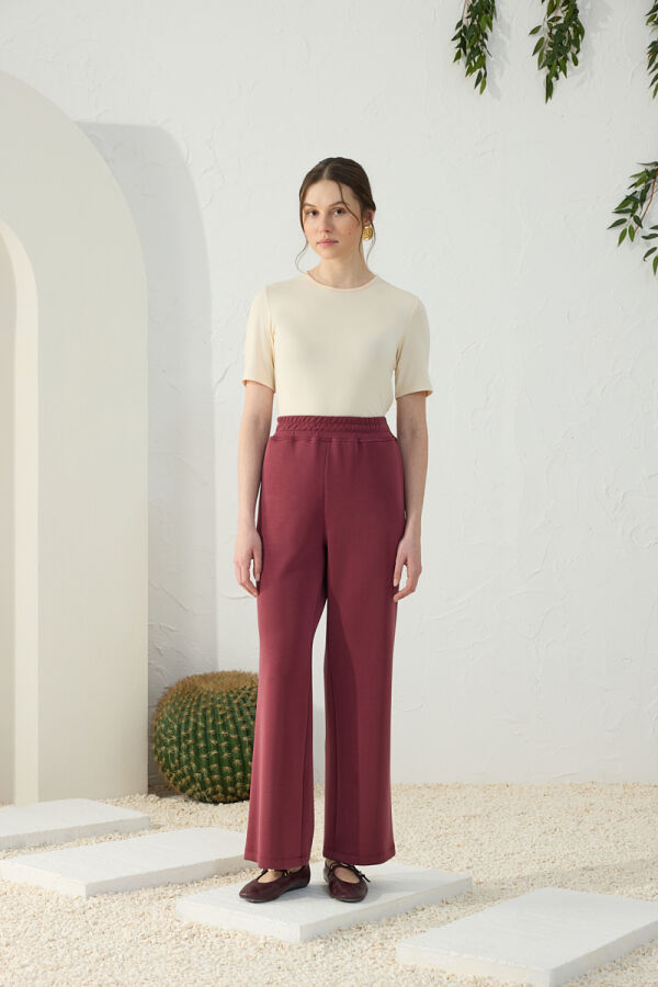 Bordo Modal Pantolon - 3