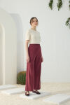 Bordo Modal Pantolon - 5
