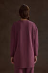 Bordo Örme Modal Sweatshirt - 6