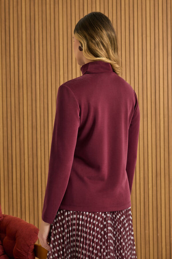 Bordo Örme Rayon Body - 5
