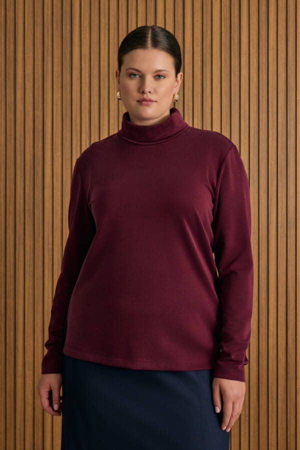 Bordo Örme Rayon Body - 2
