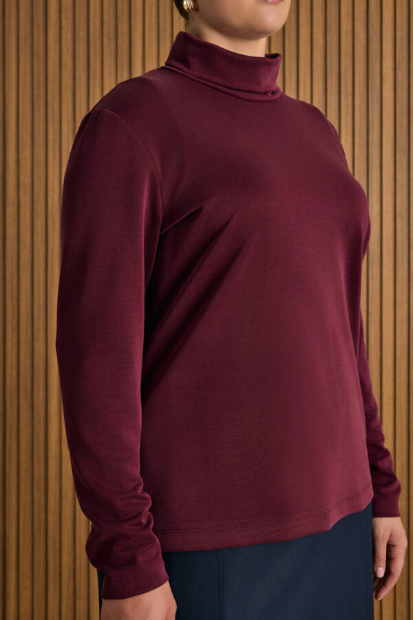 Bordo Örme Rayon Body - 4