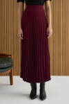 Bordo Pilise Etek - 3