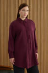 Bordo Tencel Tunik - 3