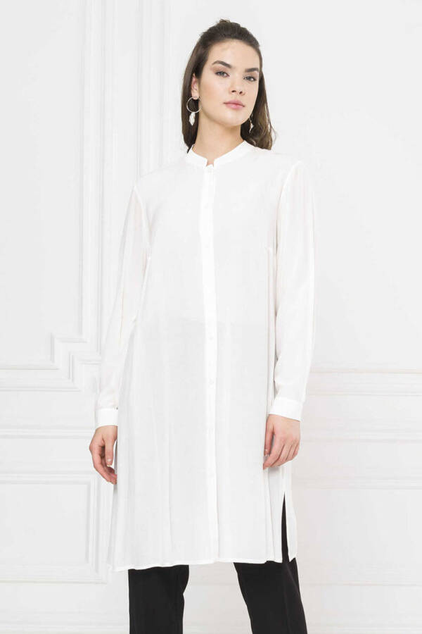 Beyaz BS152866006 TUNİK - 2