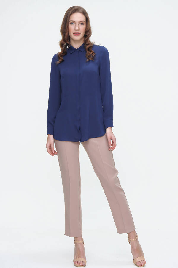 Lacivert BS22103004 BLUZ - 2