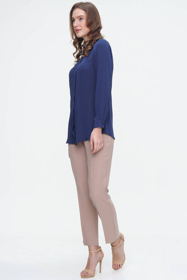 Lacivert BS22103004 BLUZ - 3