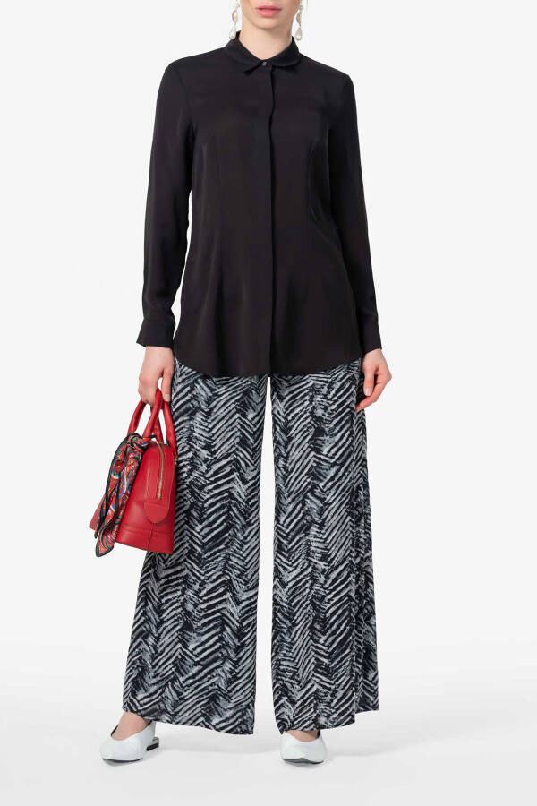 Siyah BS22103004 BLUZ - 1