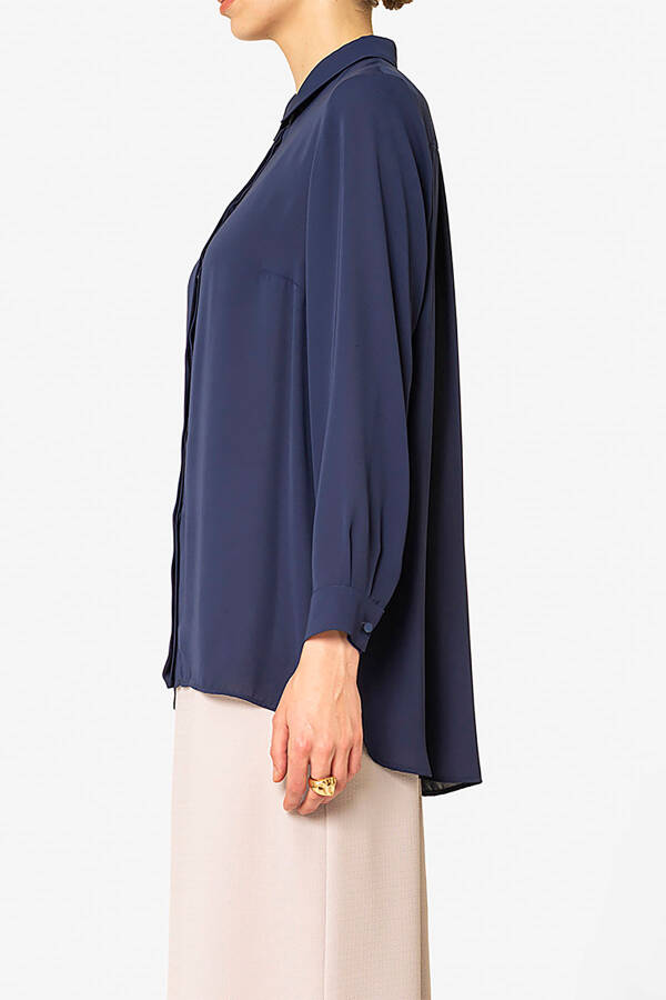 Lacivert BS27249224 BLUZ - 5