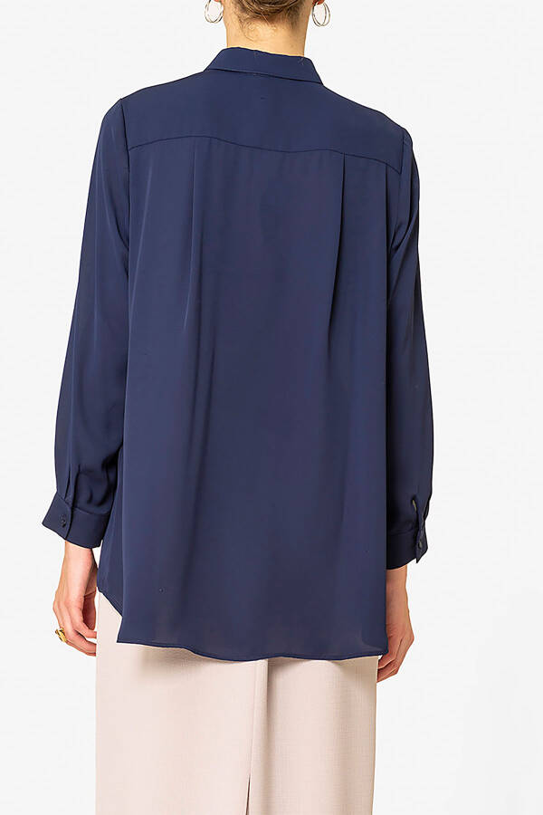 Lacivert BS27249224 BLUZ - 6