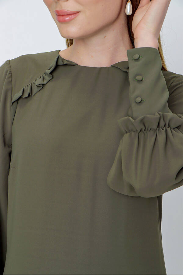 Haki BS43010111 Elbise - 5