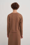 Camel Fermuar Detaylı Spor Sweat - 5