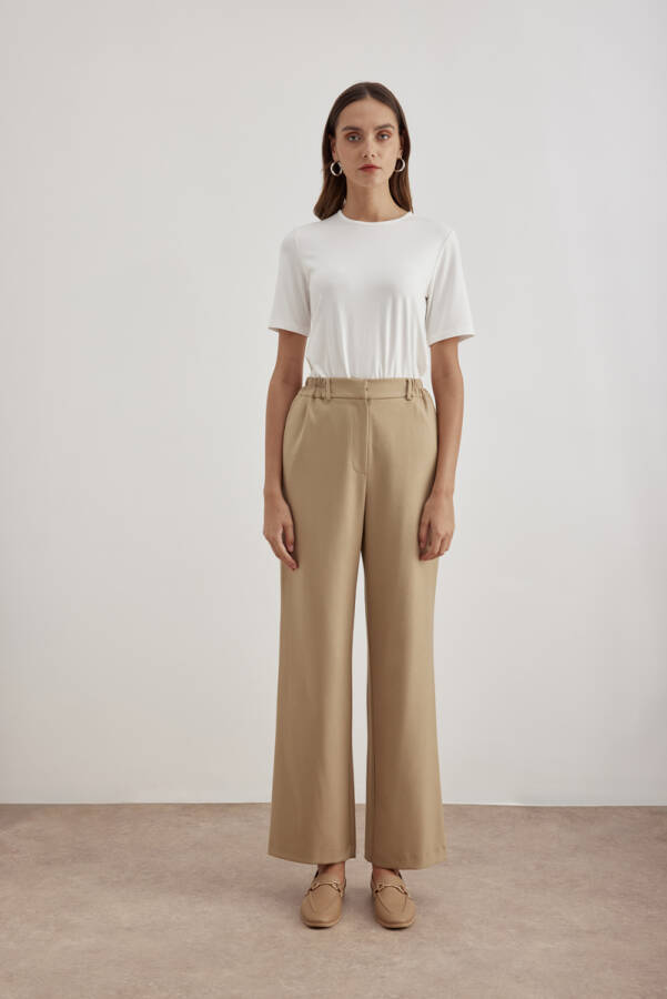 Camel 3223111 Flonel Yün Pantolon - Aker