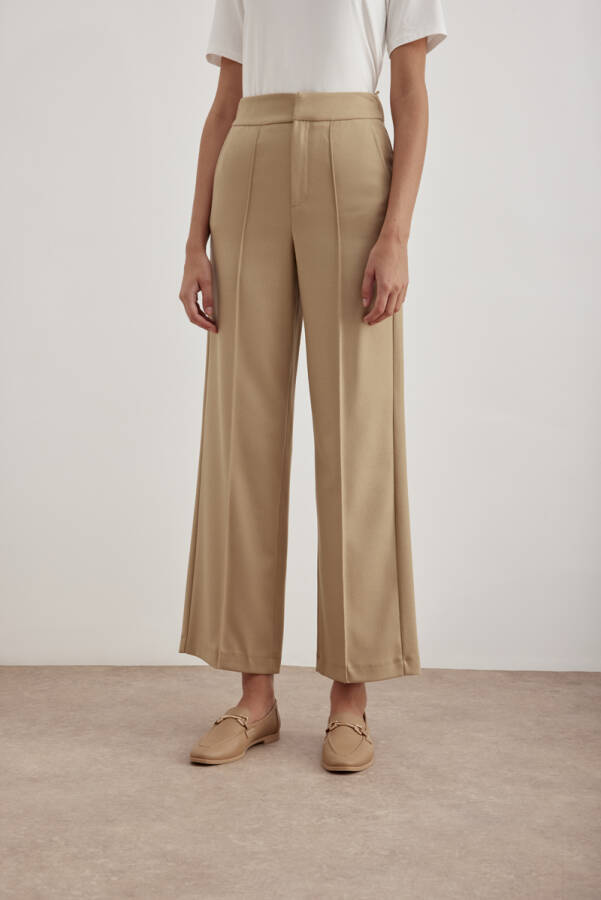Camel Nervürlü Pantolon - Aker (1)