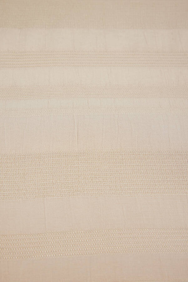 Camel 75X190 Çizgili Jakar Şal - 3