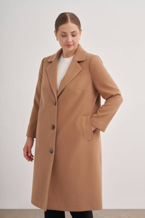 Camel 8585112 Kırlangıç Yaka Kaban - 4