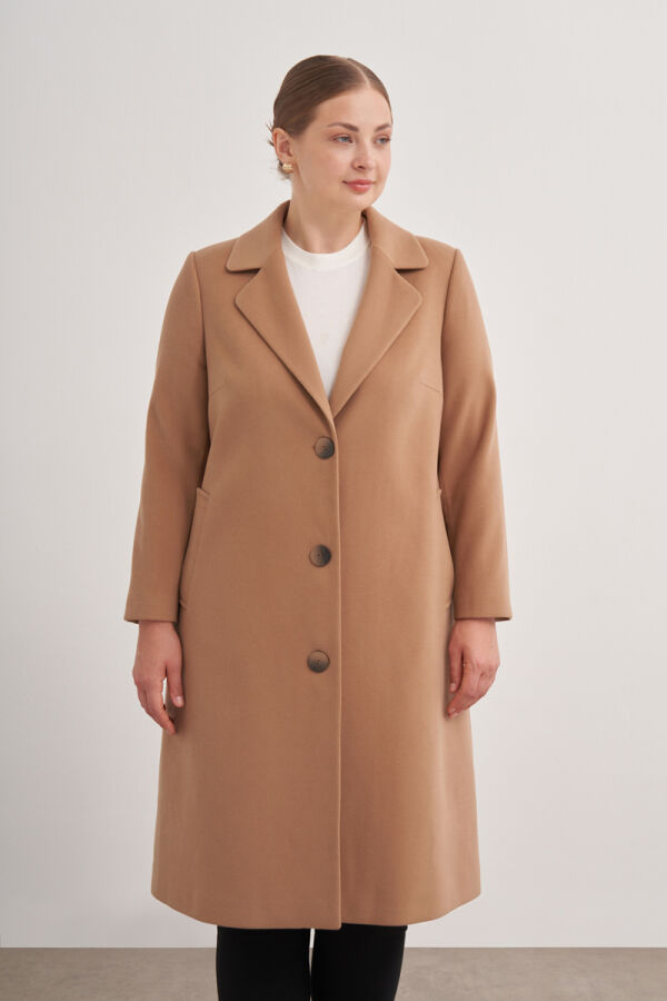 Camel 8585112 Kırlangıç Yaka Kaban - Aker (1)