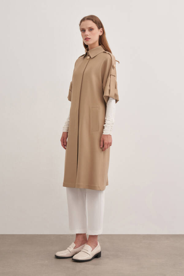 Camel 9144111 Apolet Detaylı Yelek - Aker (1)