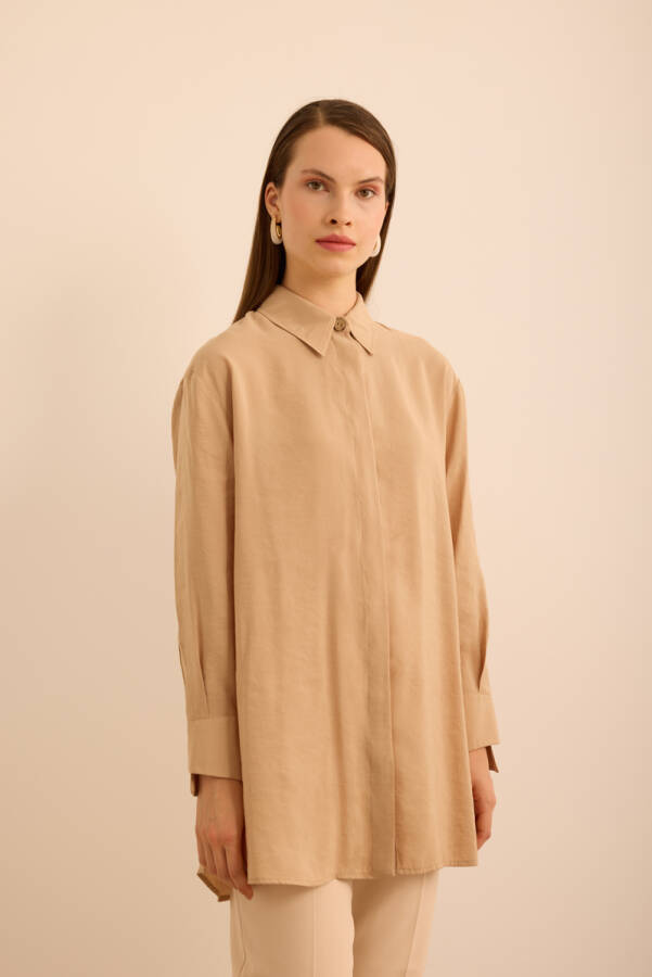 Camel Basic Modal Tunik - 3