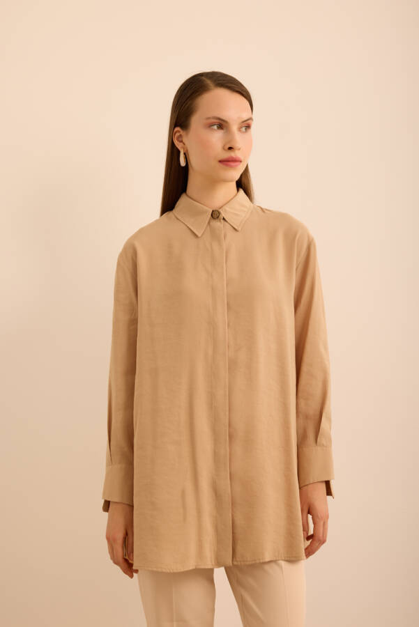 Camel Basic Modal Tunik - 5