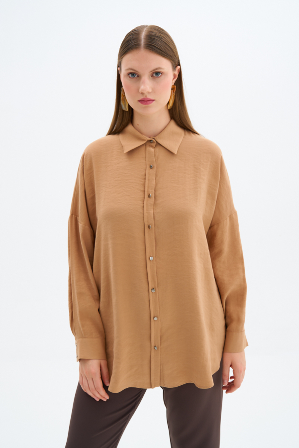 Camel Cotton Bluz - 4