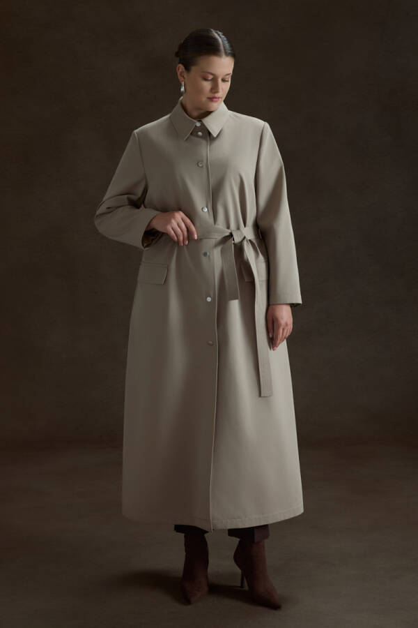 Camel Cotton Pardösü - Aker