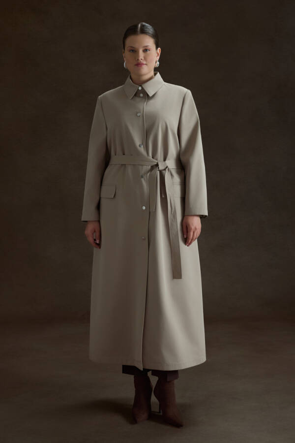 Camel Cotton Pardösü - Aker (1)