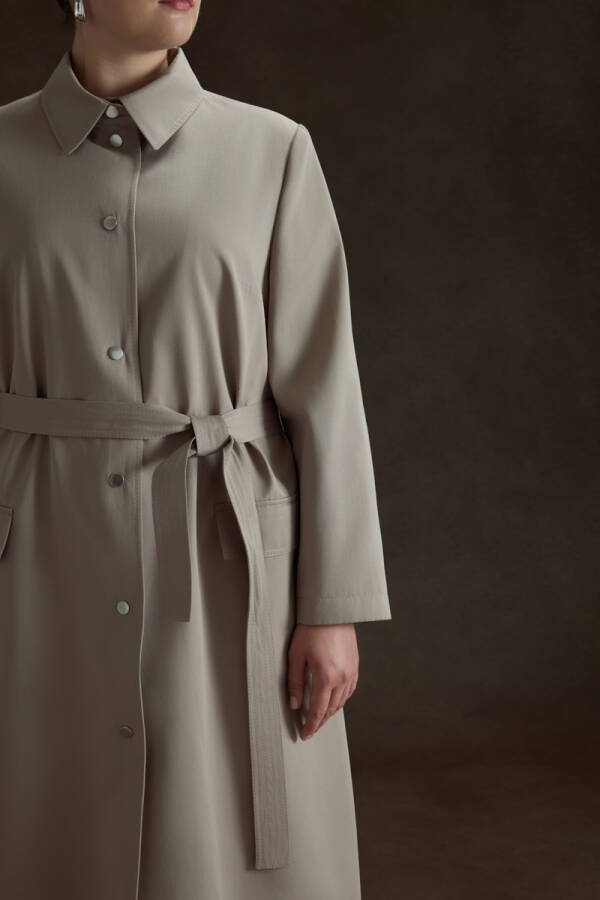 Camel Cotton Pardösü - 5