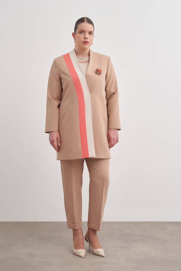 Camel Detaylı Havuç Pantolon - Aker