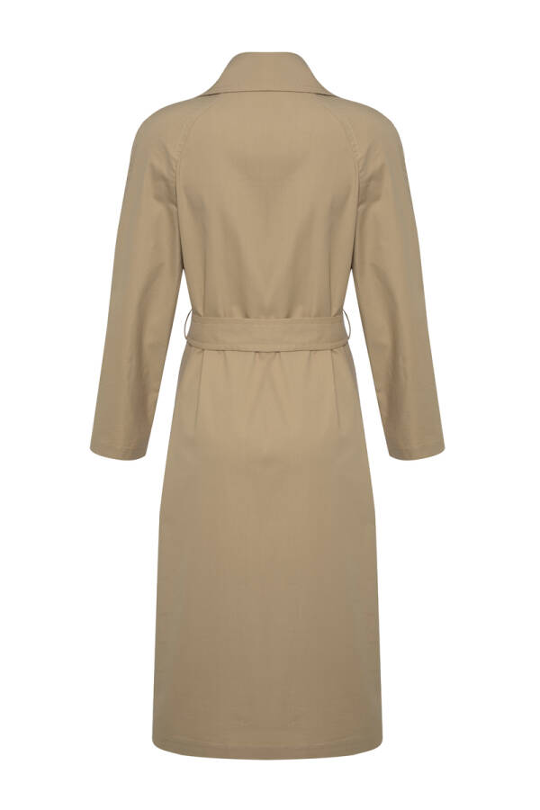 Camel Geniş Yakalı Trençkot - 2