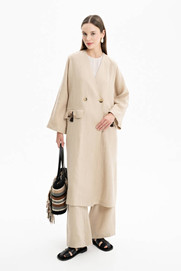 Camel Keten Kap - Aker (1)