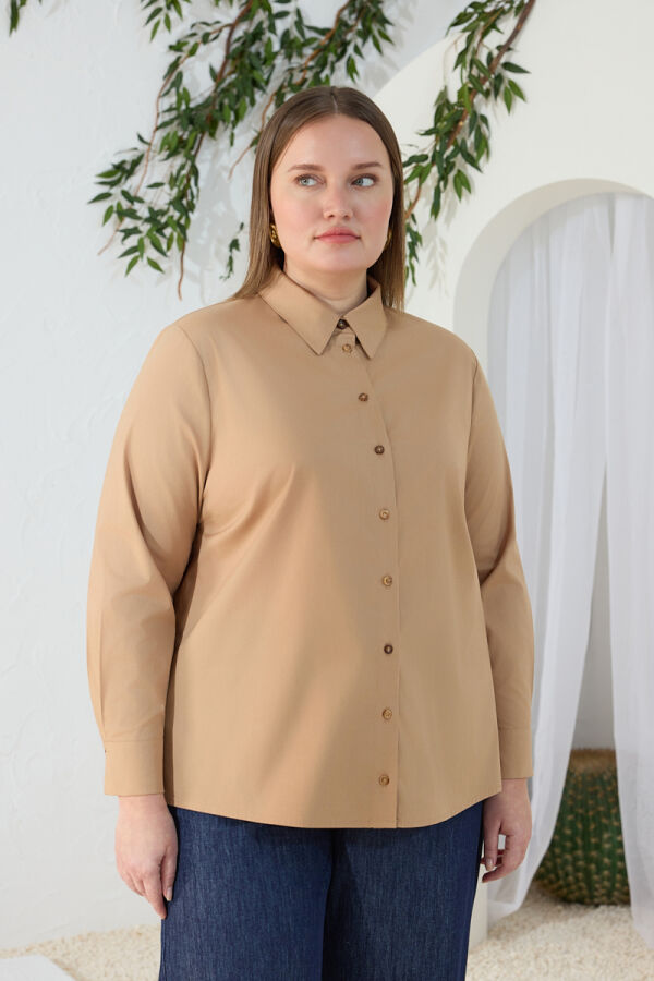 Camel Klasik Gömlek - 2