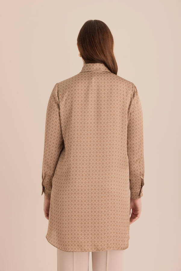Camel Koza Desenli Tunik - 7