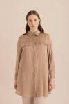 Camel Koza Desenli Tunik - 3