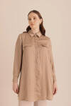 Camel Koza Desenli Tunik - 2