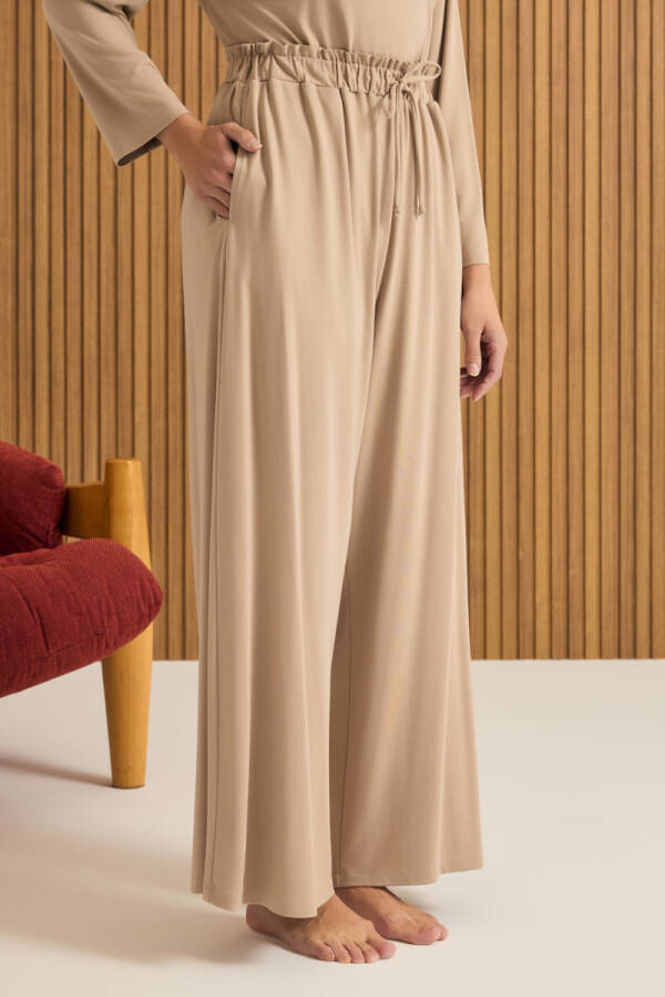 Camel Rayon Pijama Altı - 4