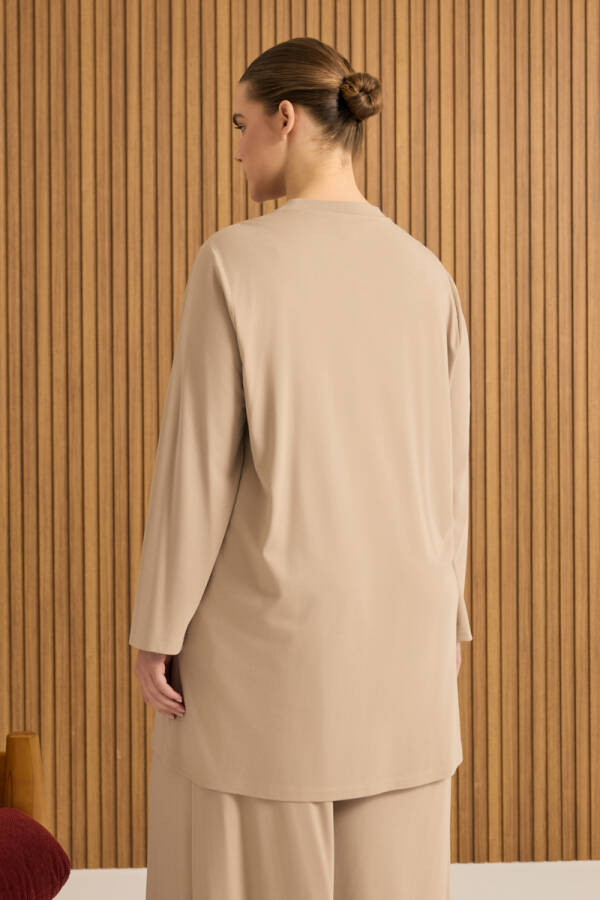 Camel Rayon Pijama Üstü - 5