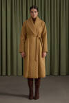 Camel Şal Yaka Kapitone Mont - 2