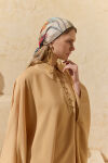 Camel Tasarım Düğme Detaylı Tunik - 7